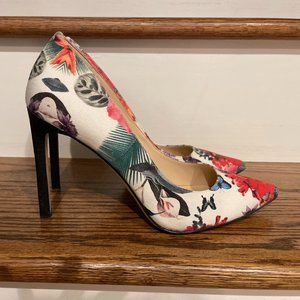 NINE WEST TATIANA FLORAL PUMPS